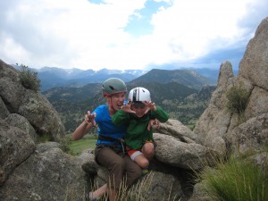 Wild animals on the summit